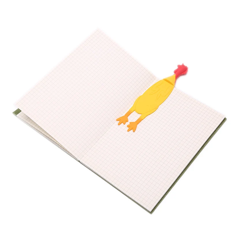 

1pcs Creative Cute Silicone Carrot Bookmark Culture Creative Cartoon Student Reading Bookmark Office Learning Stationery