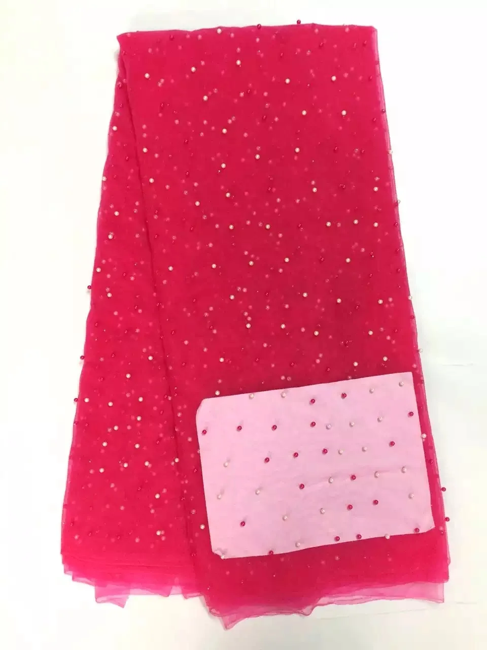 Tela de encaje africano para mujer, lazo de brocado de alta calidad, telas de encaje franc&eacute;s Nigeriano para novia, mujer, costura de vestido de fiesta de boda-0