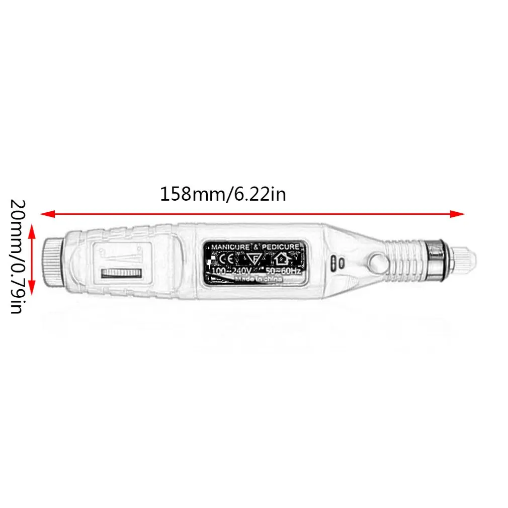 

Nail Tools Mini Electric Nail Polishing Machine Pen Electric Grinder Nail Frustration Home Beauty Salon Nail Polishing Machine
