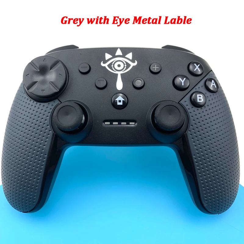Grey Eye Metal lable Беспроводной игровой контроллер, джойстик для Nintendo Switch Console, Bluetooth Gamepad Pro Joypad для Android/PC, аксессуары, контроллер - Цвет: Grey Eye Metal lable