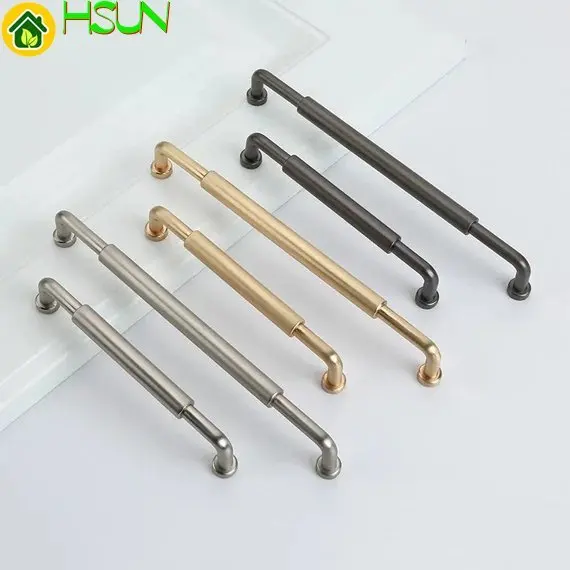 Brass Gold Gun Modern Dresser Knobs
