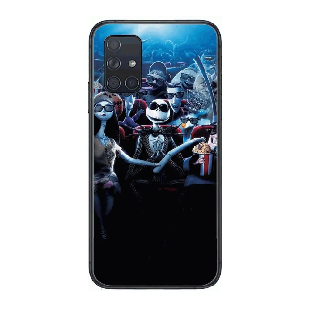 

Jack de natal Phone Case Hull For Samsung Galaxy A 50 51 20 71 70 40 30 10 E 4G 5G S Black Shell Art Cell Cover