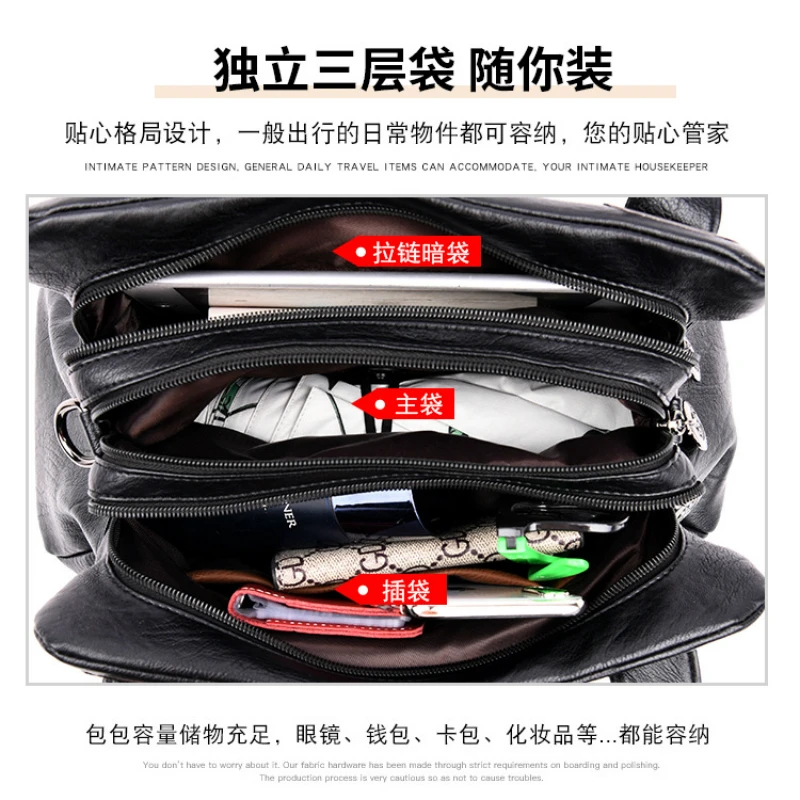 

New PU Leather Ladies Shoulder Bag Luxury Designer Women Handbags Large Capacity Casual Tote Female Crossbody Bag Clutch Purse