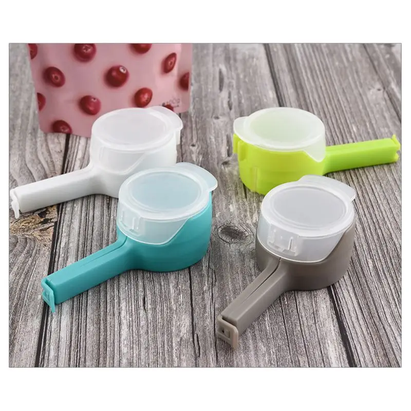 Зажим для хранения еды с зажимом герметизации закусок насадкой разгрузки