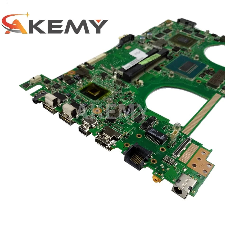 

NEW motherboard For ASUS N550JV N550JK N550J N550JX G550JK Laptop Motherboard i7-4700HQ GTX750-4GB GPU Mainboard