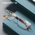 MERRYS DESIGN Очки для чтения из титанового сплава для мужчин и женщин, очки для чтения с блокировкой синего света, антибликовый фильтр, увеличительные очки