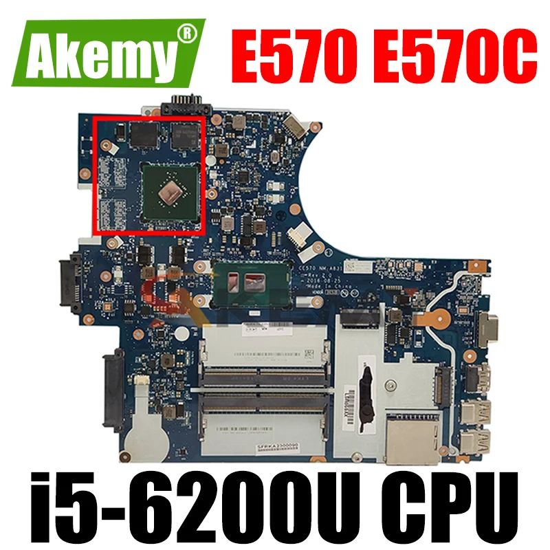 

for Thinkpad E570 E570C laptop independent graphics card motherboard i5-6200U DIS 2GB FRU 01YR747 01EP408 01YR746 01EP408 01EP40