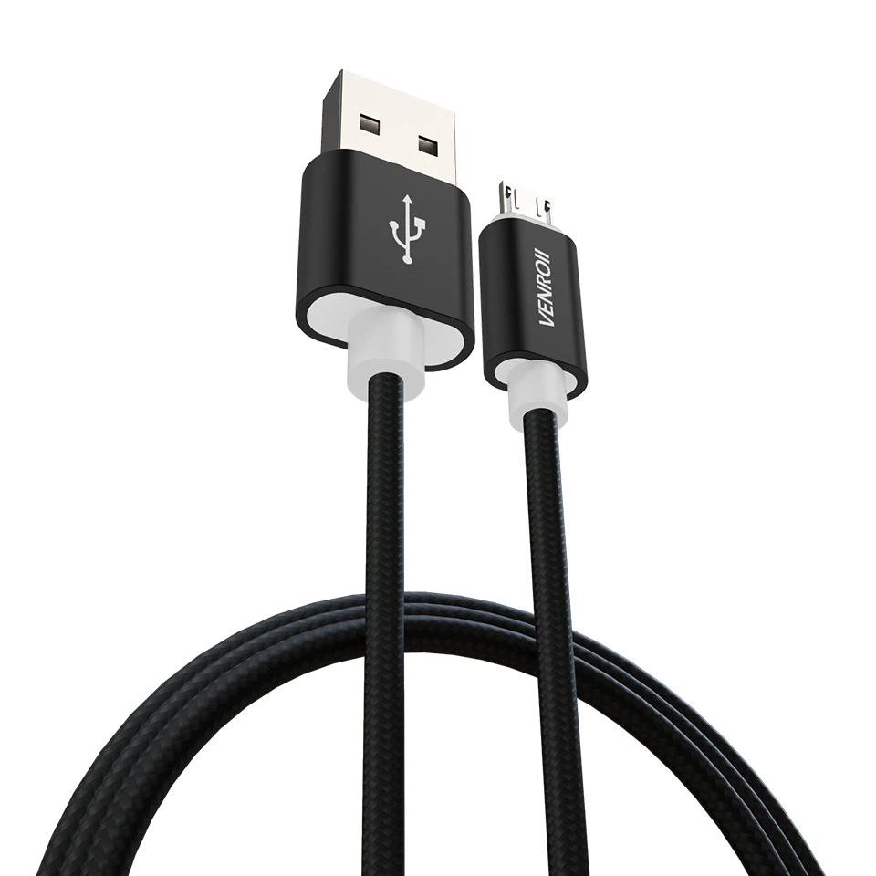 Black Быстрая зарядка USB кабели микро-USB кабель Android мобильного телефона синхронизации данных Зарядное устройство кабель для Samsung A7 S7 для Xiaomi 1 м/2 м/3 м шнур - Цвет: Black
