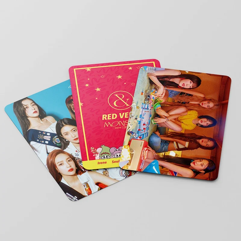 

54Pcs/set KPOP Red Velvet Album Photo Card PVC Cards Self Made LOMO Card Photocard