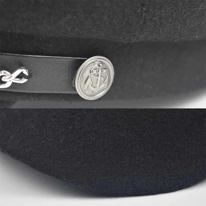 Кепка газетчик USPOP для женщин Шерстяная кепка кепки в стиле милитари с черной