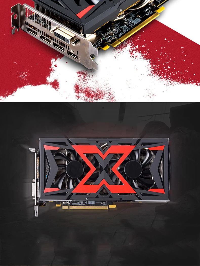 Графическая карта Dataland Radeon RX580 8G rx 580 с питанием от Radeon интуитивно понятный графический двигатель AORUS 256 бит 8 Гб графическая карта AMD PC