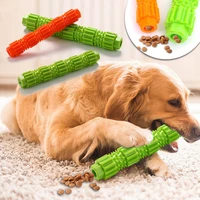 1pc dog chew toy rubber pet dog teeth cleaning toy aggressive chewers food treat dispensing toys puppy small dog dog accessories