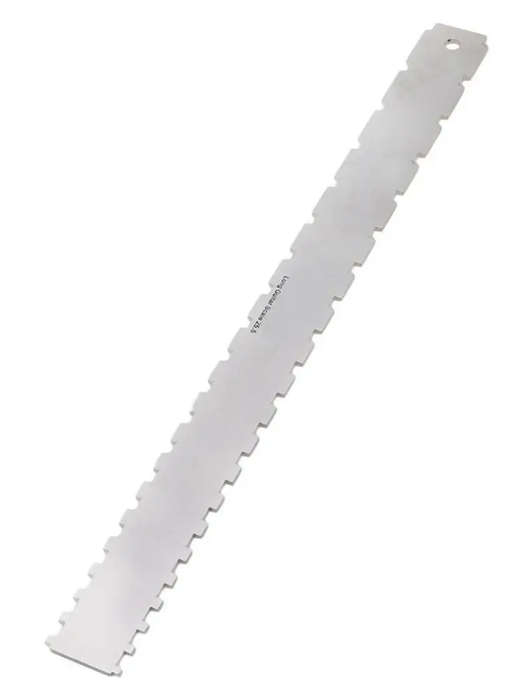Гитарный гриф с зубчатым прямым краем инструмент для ремонта из нержавеющей