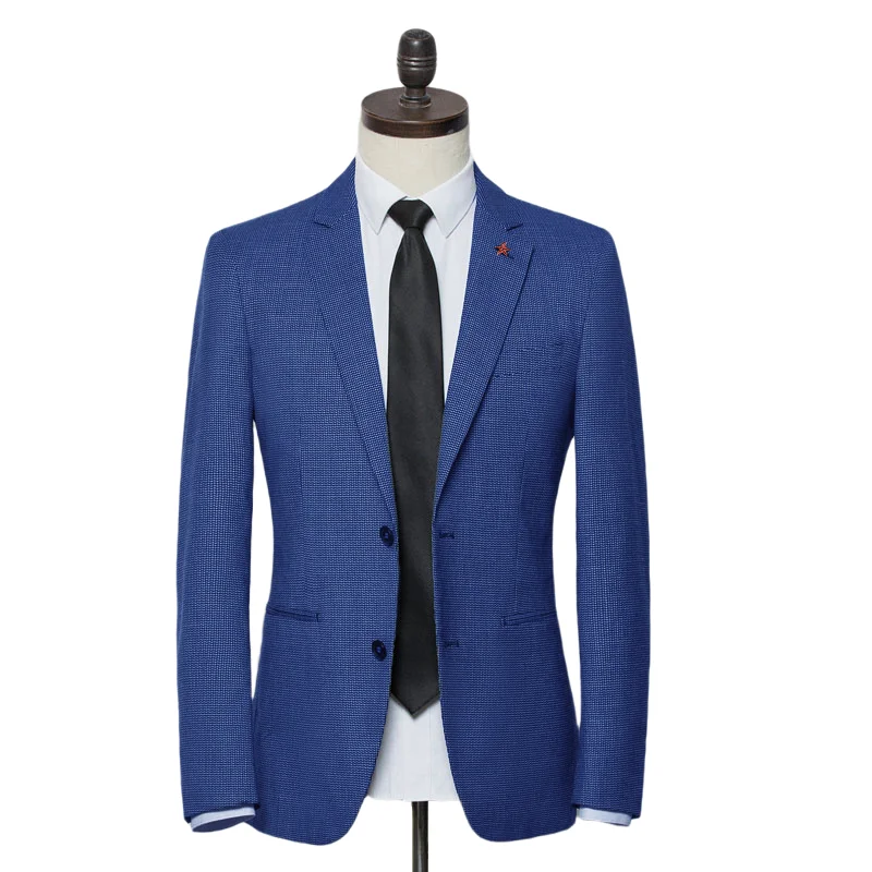 

2020 Spring Autumn Men blazer Fashion Slim Suit jacket Men Business Casual Clothing High Quality Men's Suit Male