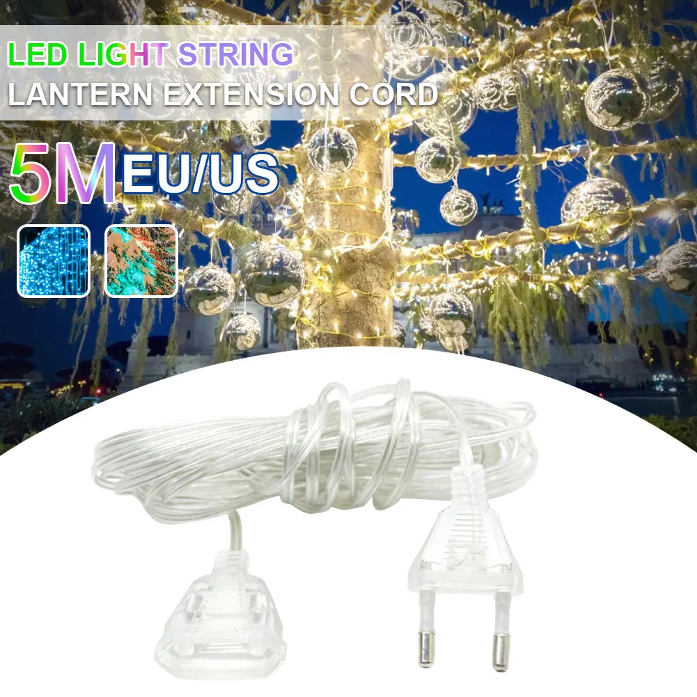 

Extension Cable Led String Lights Extension Cord Curtain Light Extension Cord Icicle Light for LED String Lights