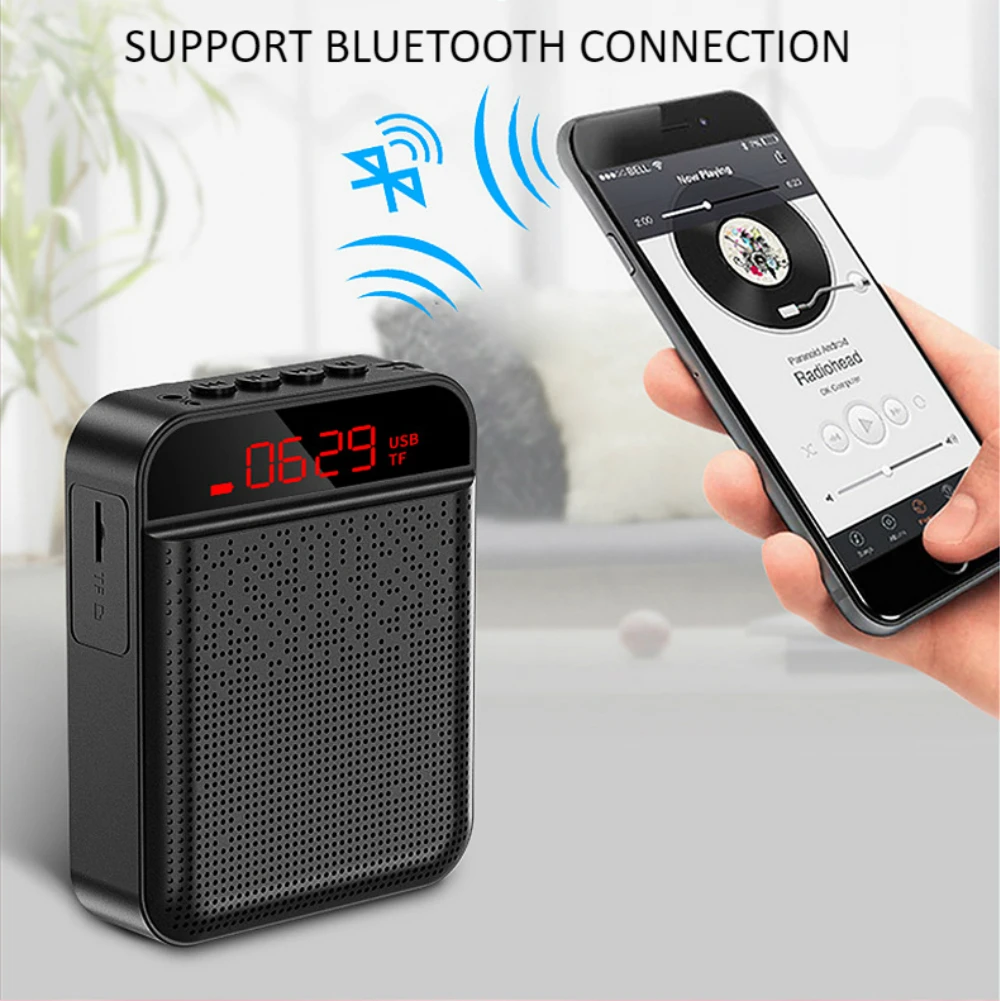 Портативный беспроводной усилитель голоса Bluetooth громкий динамик МегаФон с