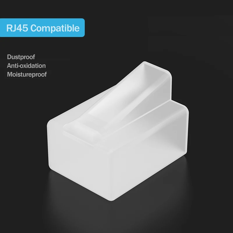 RJ45 Ethernet кабель концевой колпачок s сетевой разъем Пылезащитный колпак модульная