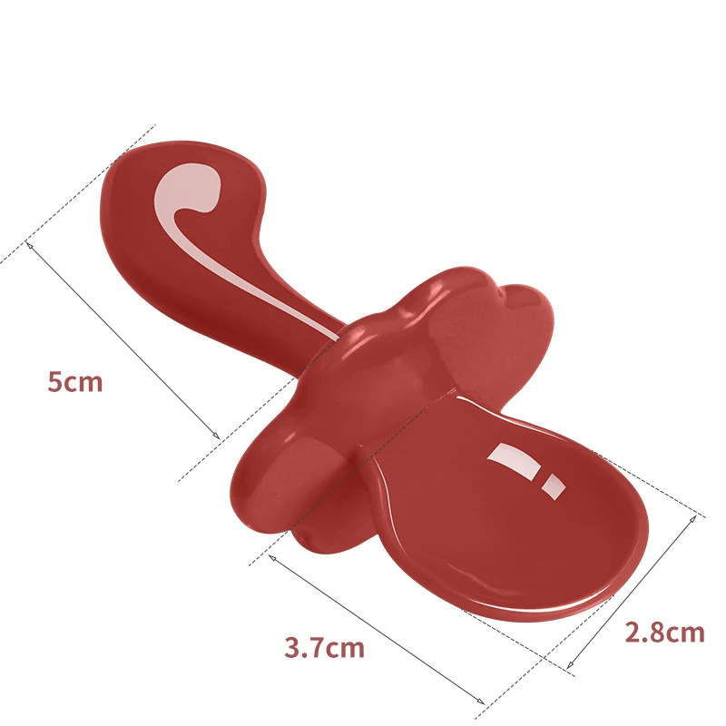 

2Pcs/Pack Short Handle Spoon+ Fork Set Solid Color Baby Training Spoon Safety PP Children Tableware Baby Fork Dishware Cute