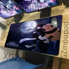 Большой коврик для мыши XGZ, с Черным Замком по краям, Gaara, индивидуальный, для дома, компьютерного стола, резиновый, нескользящий, удобный коврик