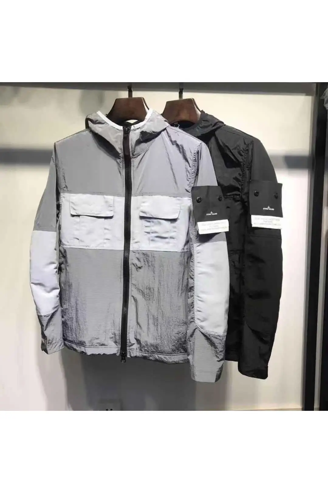 

2021 Stone Island New Men's Spring and Autumn Fashion Casual Windbreaker Very Fairy Jacket and Topstoney
