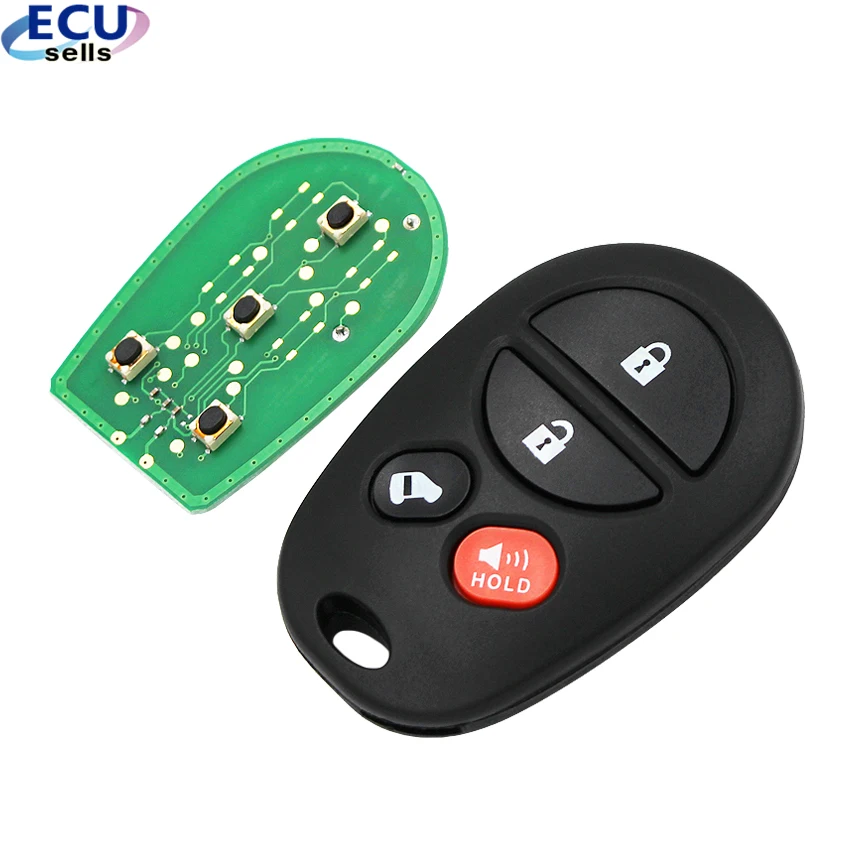 New Keyless Entry 4 Button Remote Car Key Fob for Toyota Sienna 2004-2013 314.4MHz GQ43VT20T | Автомобили и мотоциклы