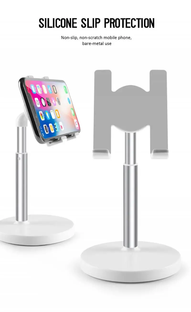 Универсальный настольный телескопический держатель для мобильного телефона и