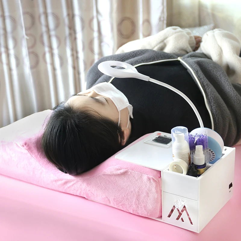 Полка для ресниц и легкая подушка мягкая с эффектом памяти наращивания макияжа