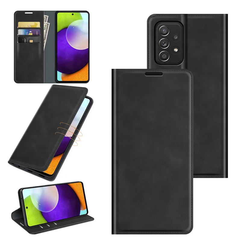 

For Samsung Galaxy A52S Case Magnetic Phone Case For Samsung Galaxy A52S Cover Flip Leather Wallet Leather Case With Card Slot