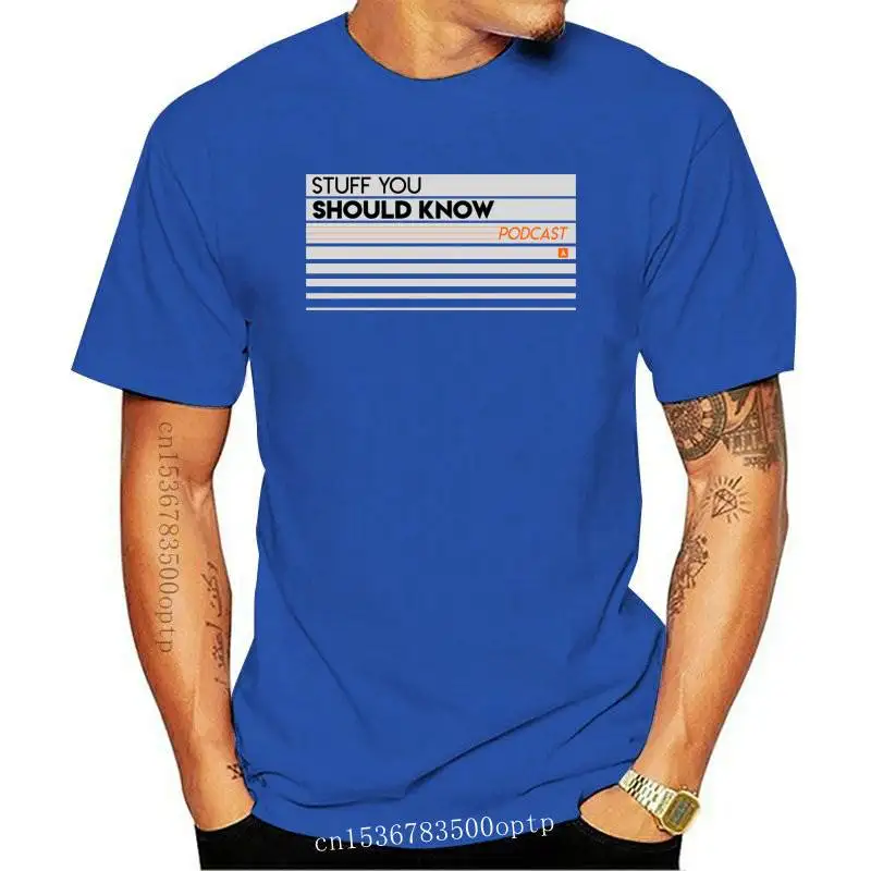 

New Sysk - Cassette Tape Logo T - Shirt Stuff You Should Know T Shirt Tpihd Vhs 80s Blank Tape Cassette Tape How Stuff Works