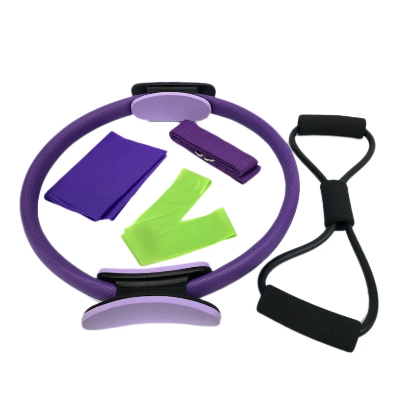 Кольцо для пилатеса с резиновым ремнем/ремень тяги сильный фитнес тренировочный