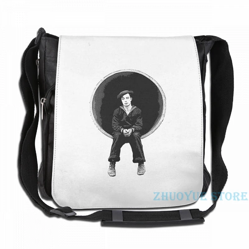 Смешная графическая печать «Навигатор» - Рюкзак для зарядки USB Buster Keaton для мужчин Школьные сумки Женская сумка Путешествия на ноутбуке.