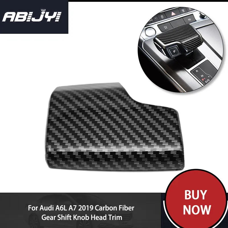 Для Audi A6L A7 2019 ручка переключения рулевого механизма автомобиля из углеродного