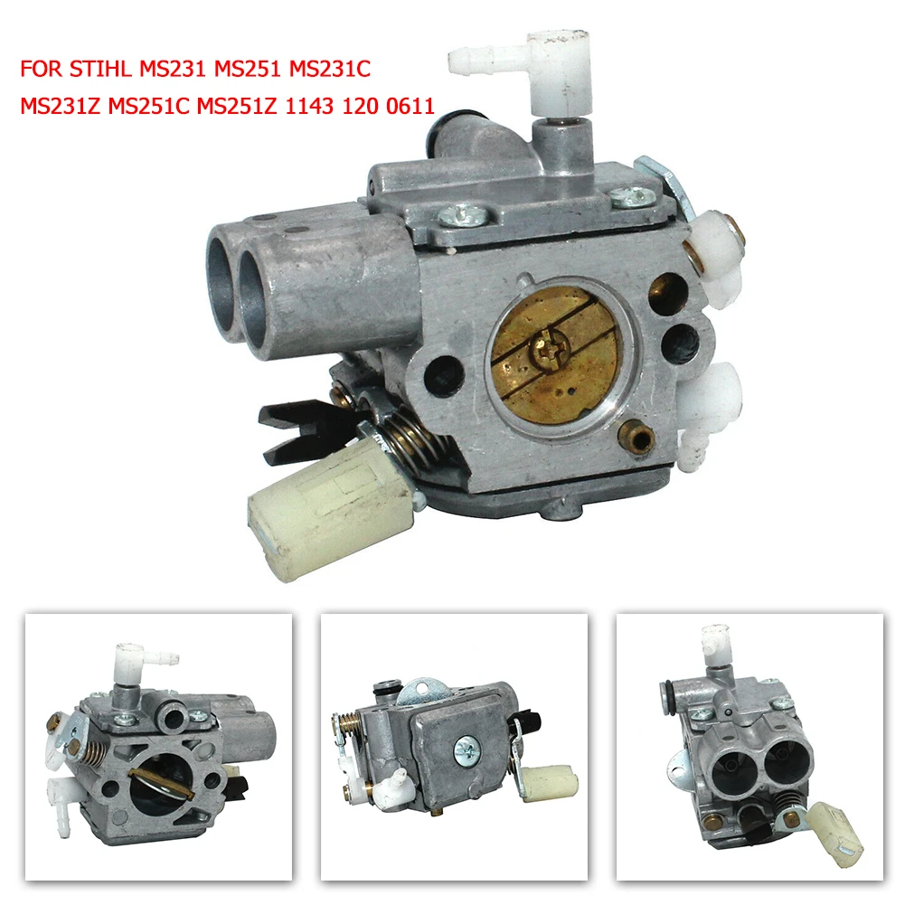 

Carburetor For Stihl MS231 MS251 MS231C MS231Z MS251C MS251Z 1143 120 0611 Mixed MS251C-BEQ MS251C-BEQ Z MS251Z