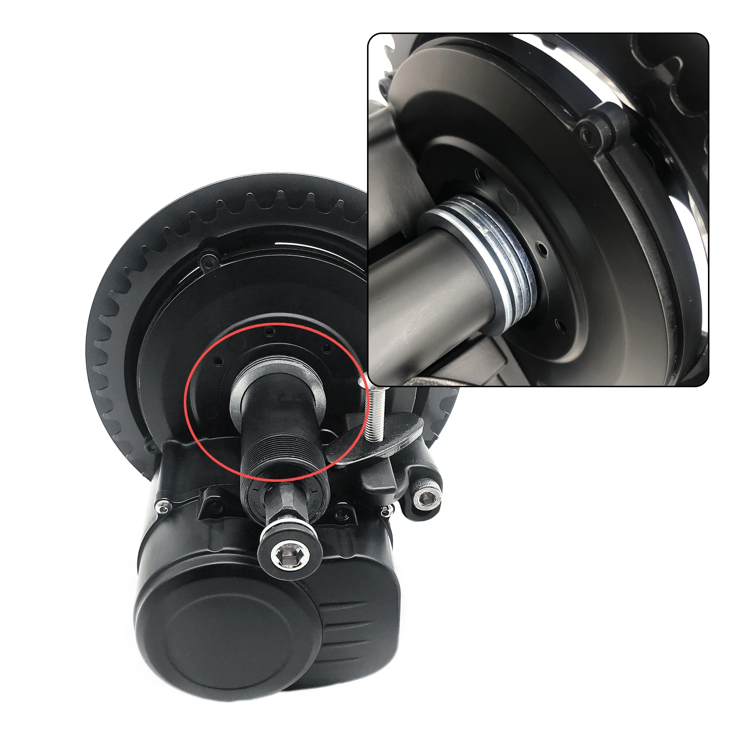 

Tongsheng Spacer 4 Pieces 9.6mm Ebike Conversion Parts For TSDZ 2 Mid Motor Bottom Bracket Fitting