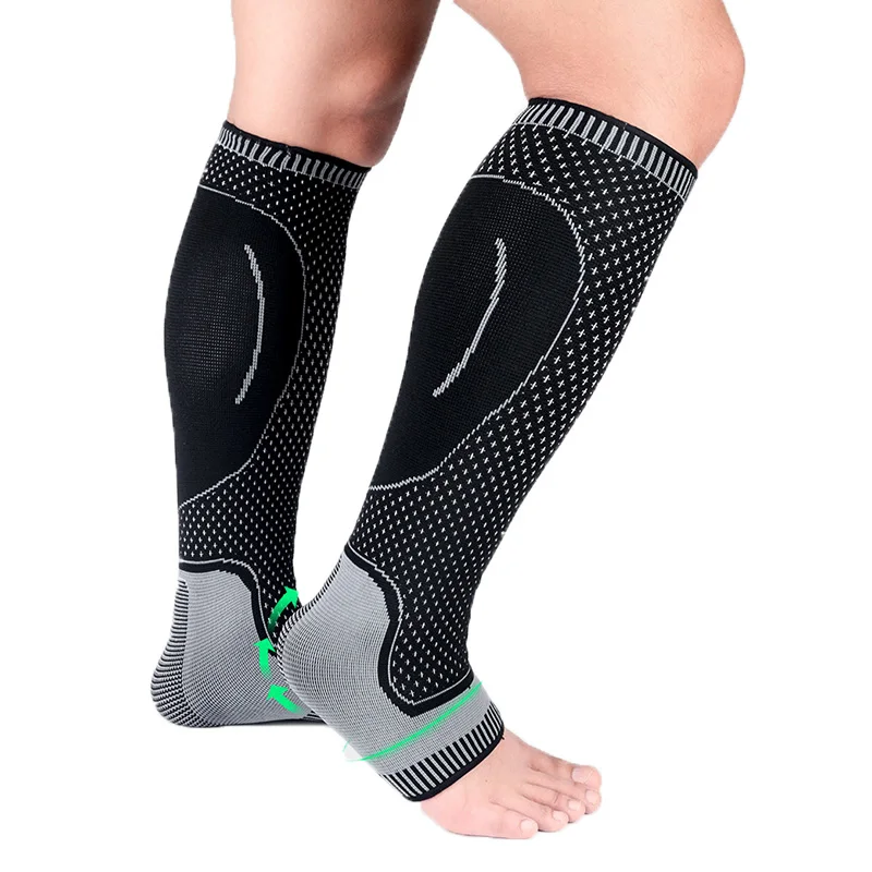 1 шт. спортивная защита голени трикотажная длинная дышащая колена баскетбольная