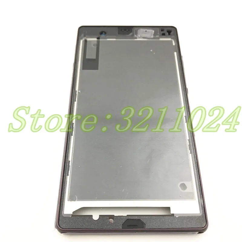 Новый оригинальный дисплей для Sony Xperia Z L36H LT36 C6603 передняя рамка панель средняя