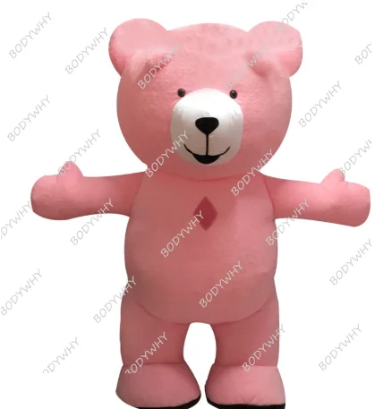 

2,5 м/3 м надувной плюшевый мишка маскарадный костюм, карнавальный костюм, вечерние костюмы для костюмированной игры, рекламная одежда на Хэл...