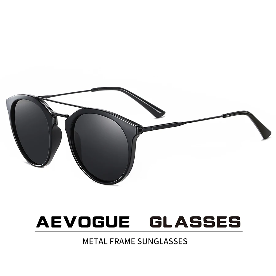 

Солнцезащитные очки унисекс AEVOGUE, Круглые, поляризационные, UV400, AE0854