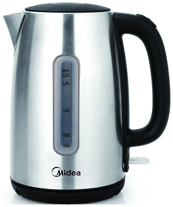 Чайник электрический midea mk 8028 1.7л. 2200вт серебристый (корпус: нержавеющая