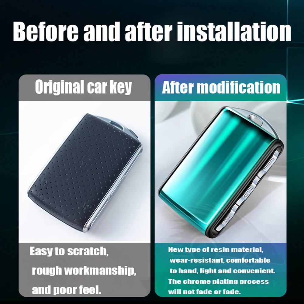 Новинка полимерный чехол для автомобильного ключа из АБС-пластика Volvo XC40 XC60 S90 XC90
