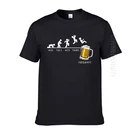 Пузырь пива Круглый воротник с короткими рукавами Повседневный Спортивный костюм-футболка летние мужские я хотел бы получить пиво стильная футболка 110-6XL