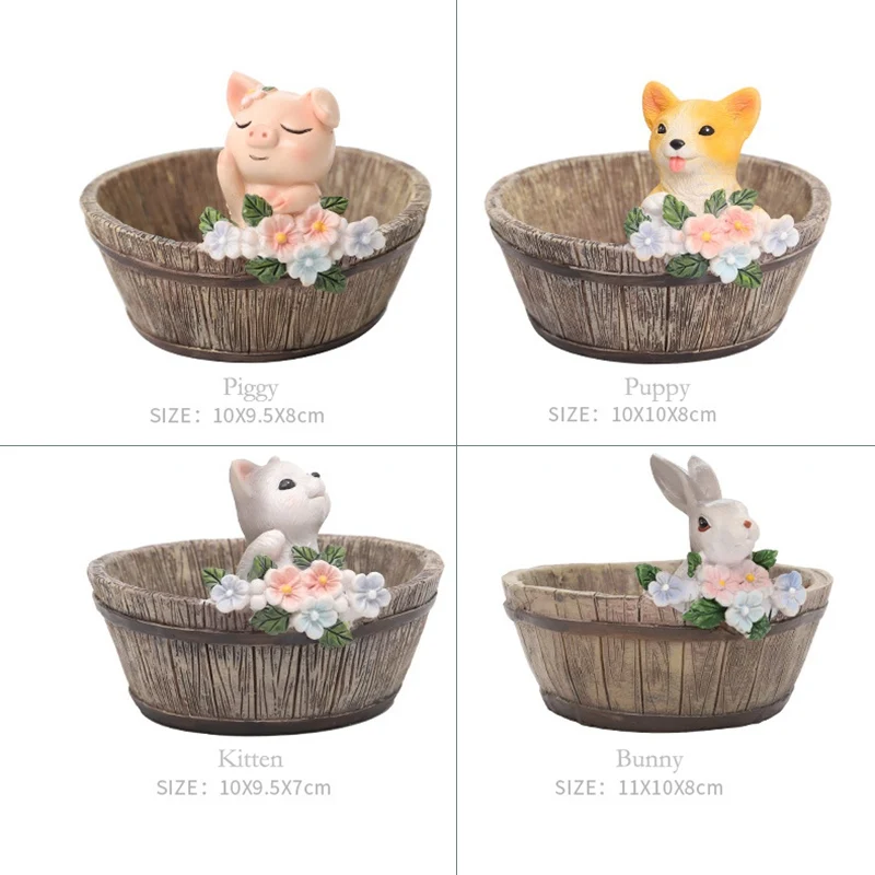 Цветочные горшки для животных фермерский цветочный горшок креативный