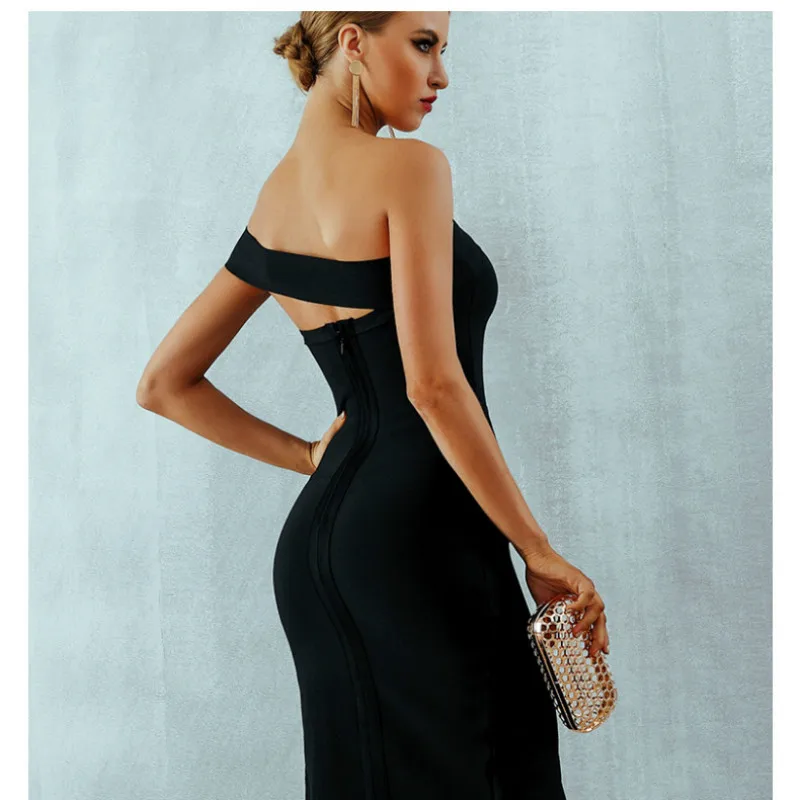 Белое Облегающее Бандажное платье для женщин Vestidos 2019 летнее сексуальное