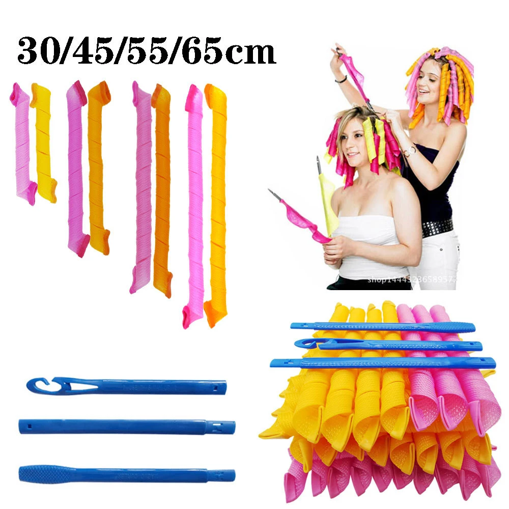 

10 pcs Portable Magic Hair Curler Hair Styling Accessories Hair Curlers Non-Damaging Beauty Hair Styling Tool DIY Hair Rollers