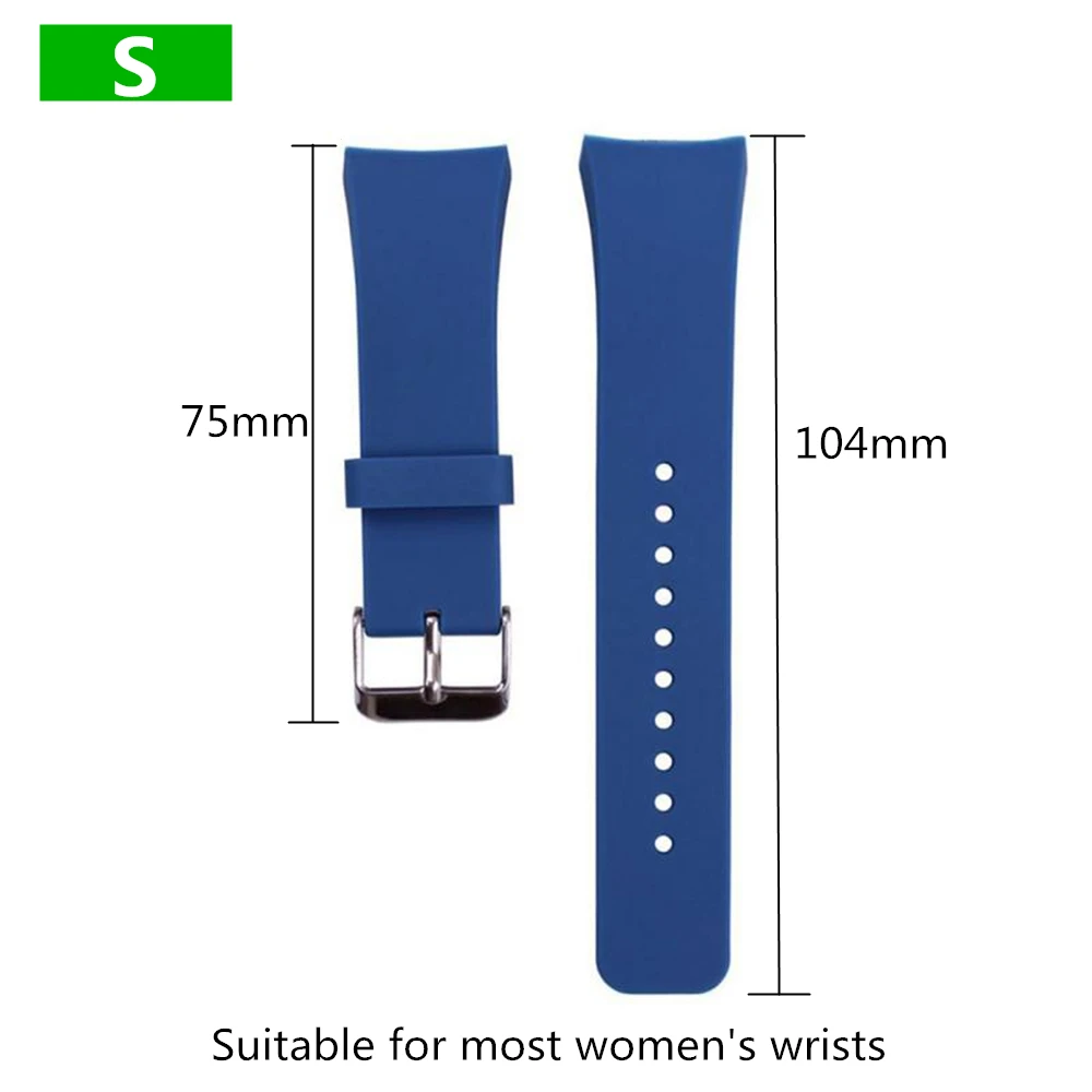Silicone Watchband for Samsung Galaxy Gear S2 R720 R730 Strap Soft Rubber Replacement Sport Strap for SM-R720 Smart Watch Bnand images - 6