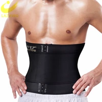 lazawg mens waist trainer belt body shaper slimming strap fitness tummy belly corsets fat tummy burner modeling strap shapewears