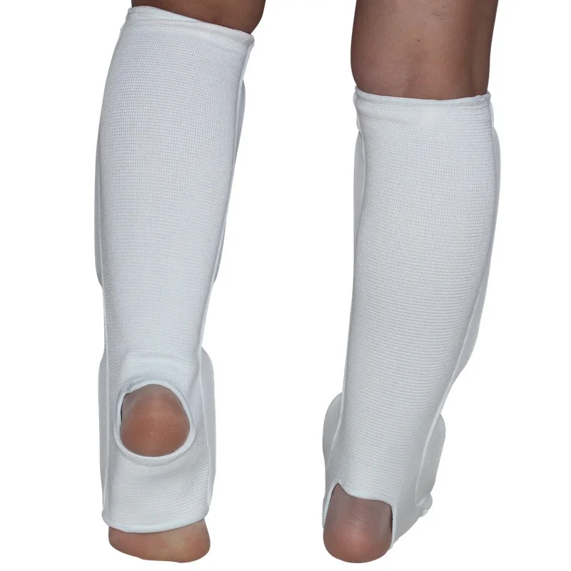 

Cotton Boxing shin guards MMA instep protectors foot protection TKD kickboxing pad Muaythai Training Leg support protectors