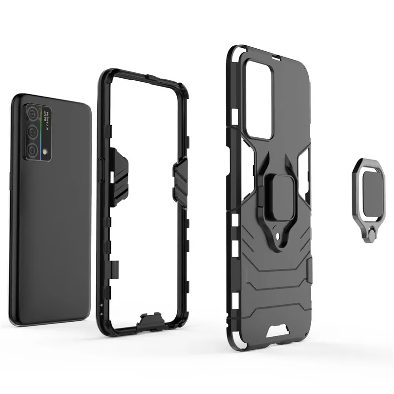 For Realme GT Master Case Cover Realme Q3 Pro Carnival Q3i GT Neo 5G Ring Holder Armor Phone Bumper Realme GT Master Explorer