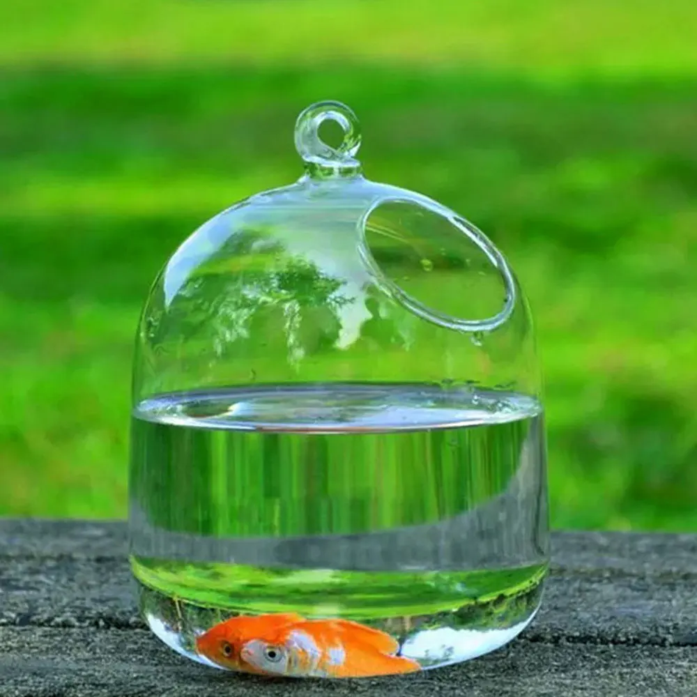 Ручная работа подвесные вазы миска для рыб прозрачные настольные растения
