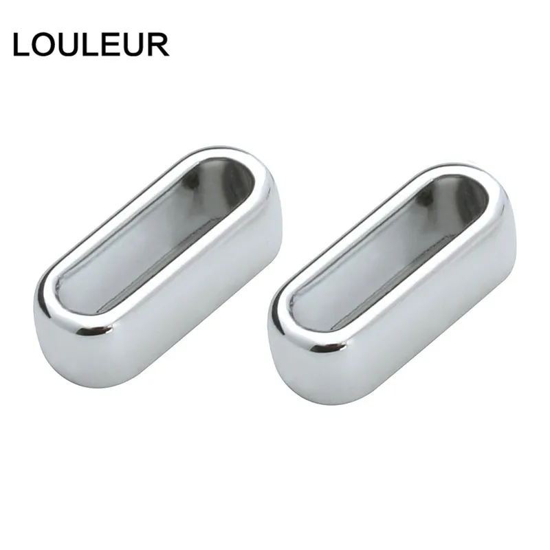 10 teile/los Gold Farbe Legierung Großes Loch Quadratischen Ende Perlen fit 10*3mm Flache Leder Seil Schnur DIY schmuck Machen Zubehör – Detail 8
